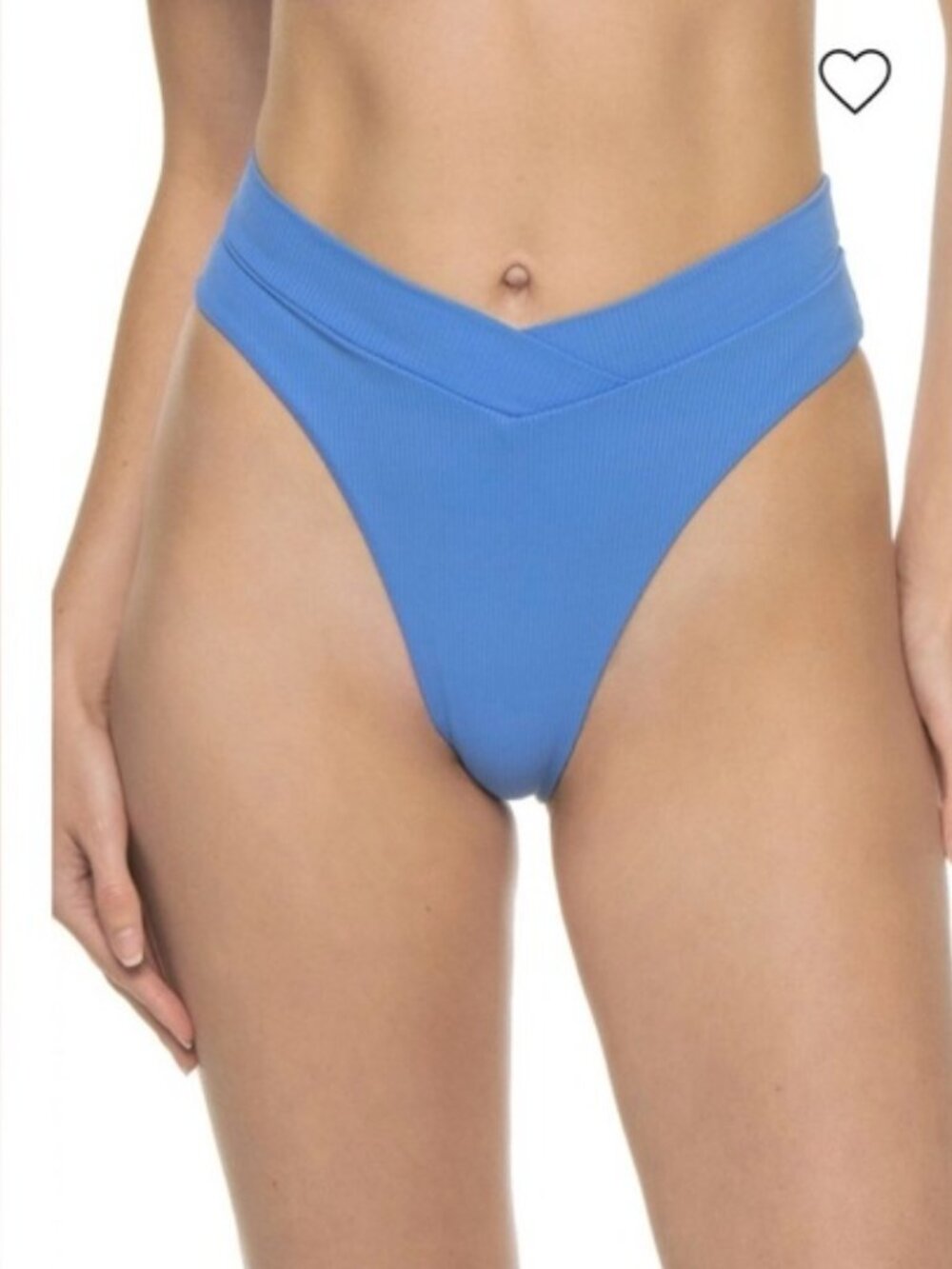Summerful Swim Bikini Bottom Lido Banded High Waist Bikini Bottom Blue size XS